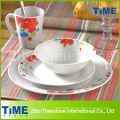 Porcelain Dinnerware Set with Decal